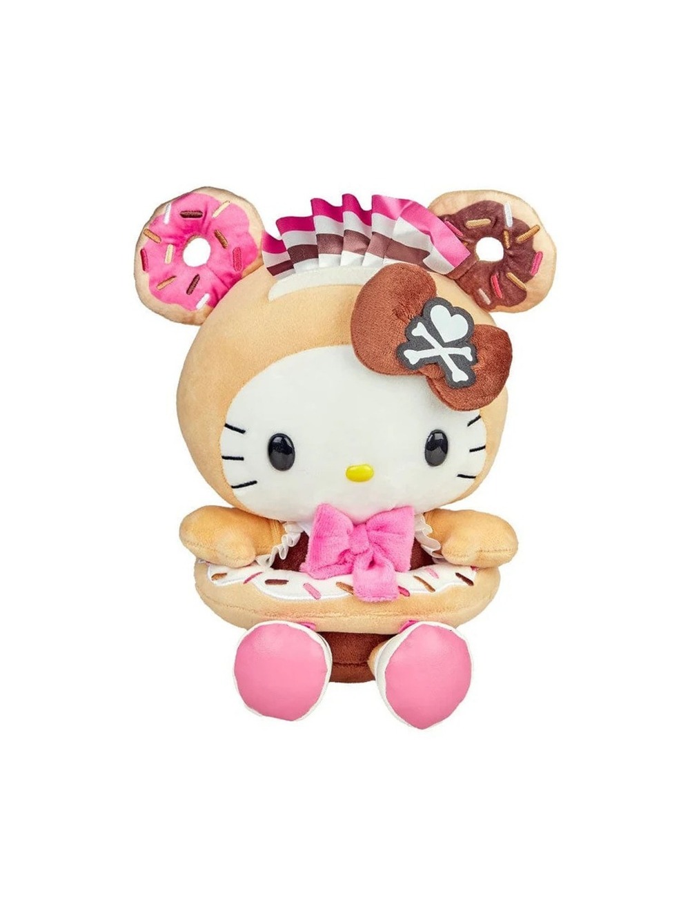 Hello Kitty x Tokidoki Midnight Metropolis Donut Maid Plush - 10"